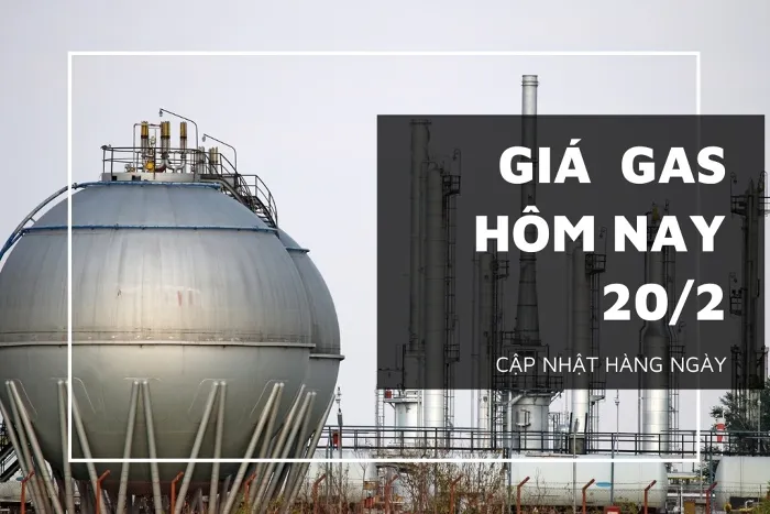 Giá gas hôm nay 20/2: Tiếp đà đi xuống hơn 1% vào sáng đầu tuần