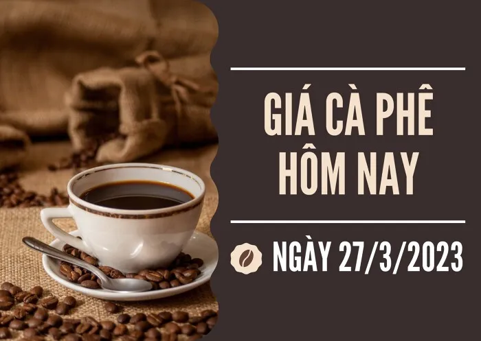 Giá cà phê hôm nay 27/3: Robusta tăng hơn 3%