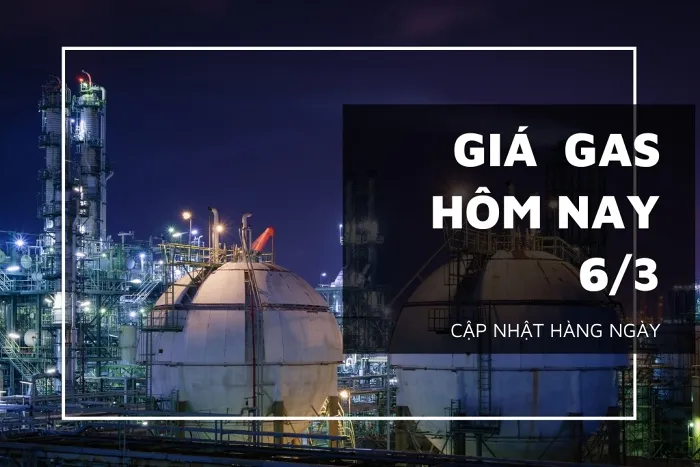 Giá gas hôm nay 6/3: Đảo chiều, lao dốc gần 10% vào sáng nay