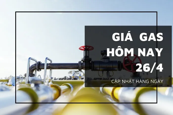 Giá gas hôm nay 26/4: Phục hồi trở lại sau khi mất gần 1% vào hôm qua