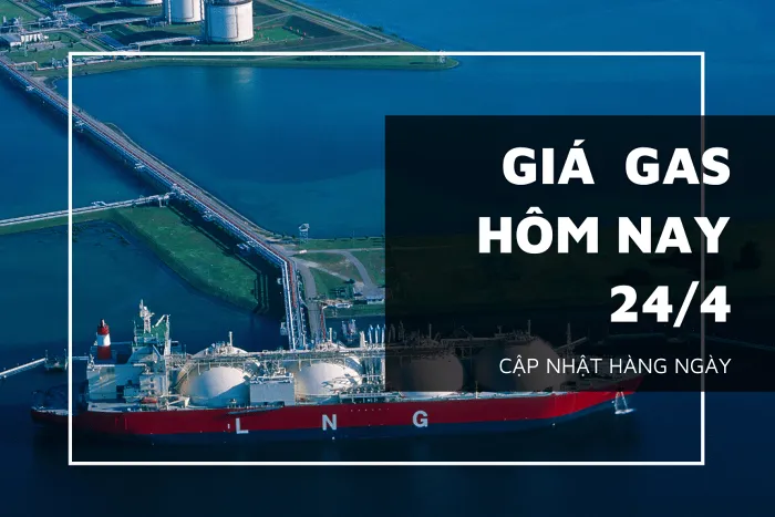 Ngày 24/4, giá gas tiếp đà giảm nhẹ ngày thứ ba liên tiếp