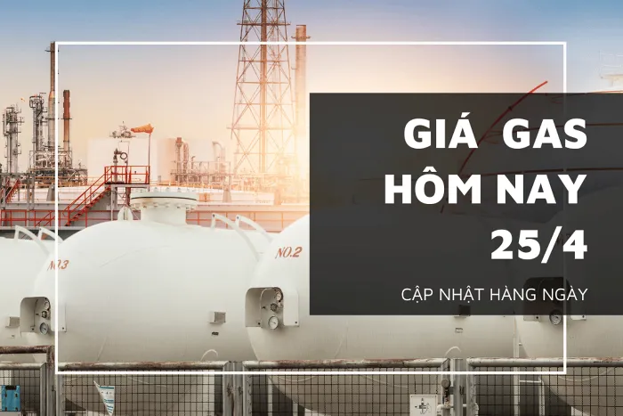 Ngày 25/4, giá gas phục hồi trở lại sau chuỗi dài trượt dốc